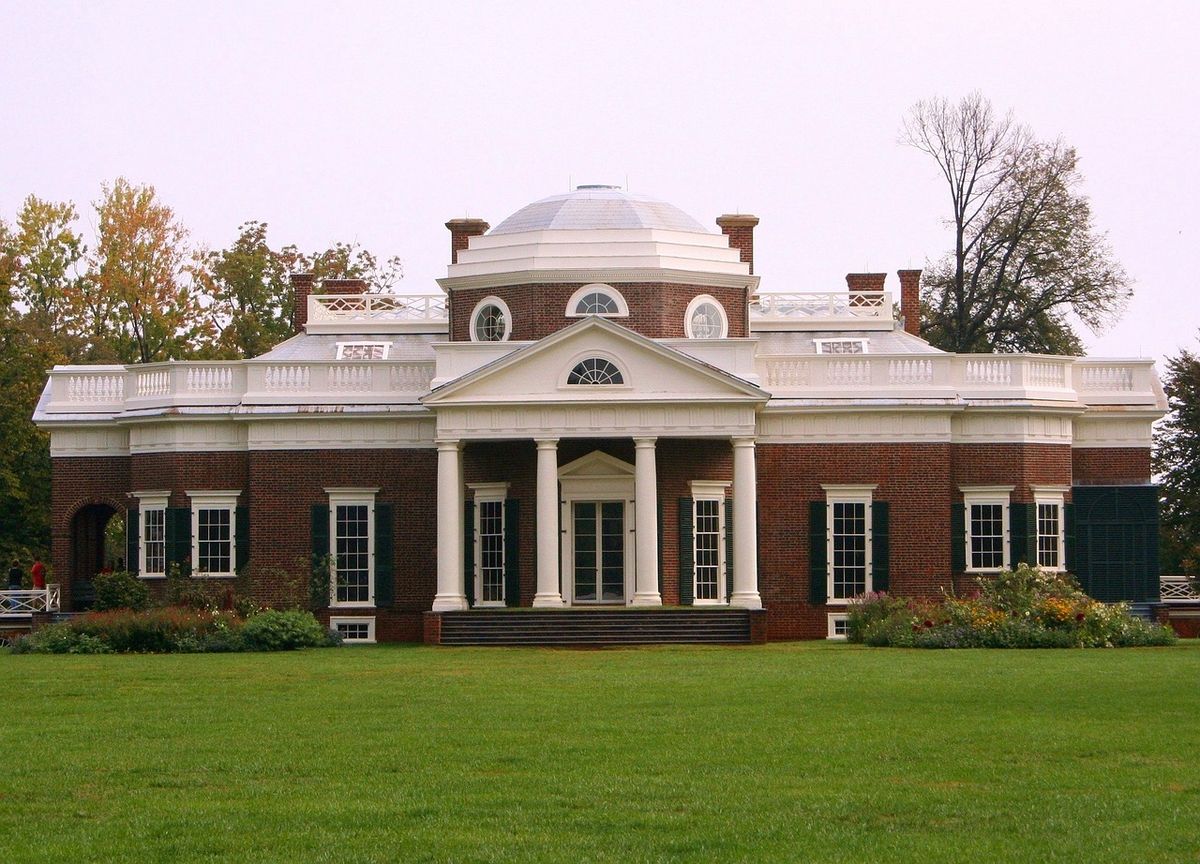 Monticello, outside Charlottesville