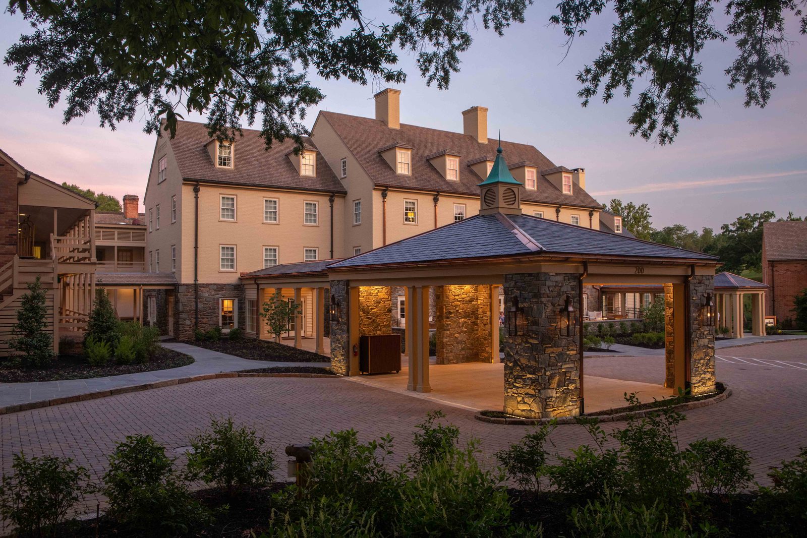 The 2026 conference venue at dusk